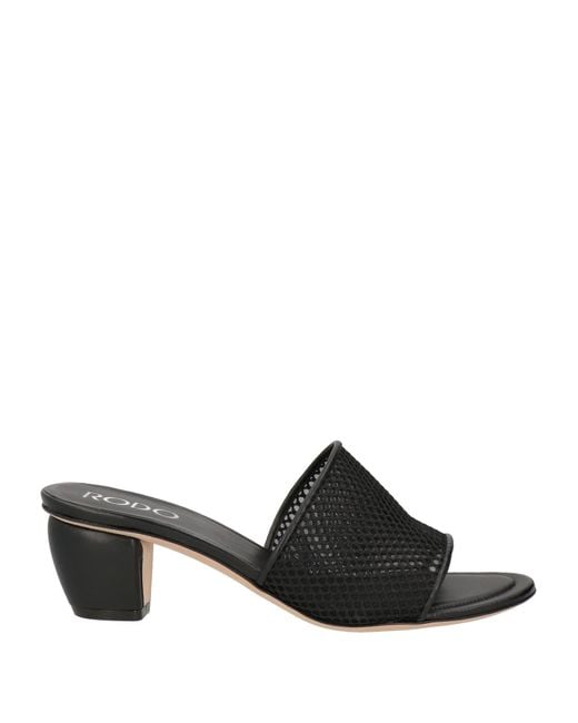 Rodo Black Sandals