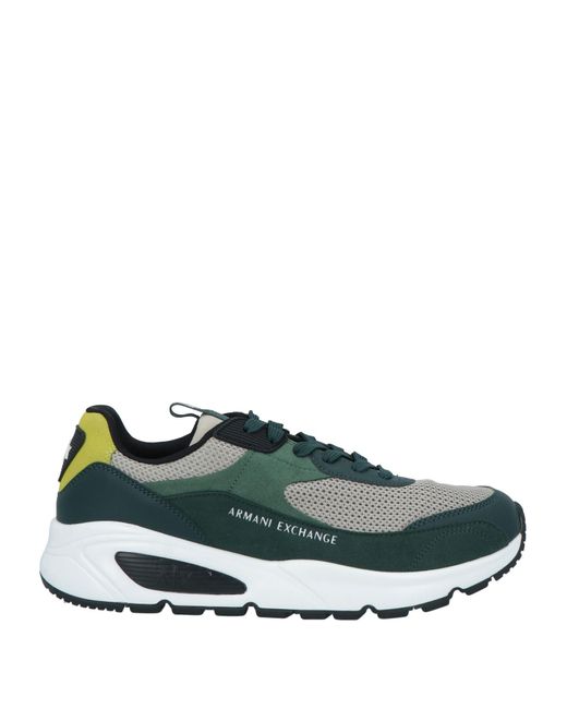 Armani Exchange Green Trainers for men