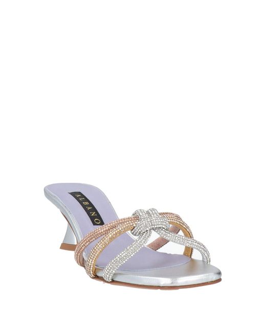 Albano White Sandals