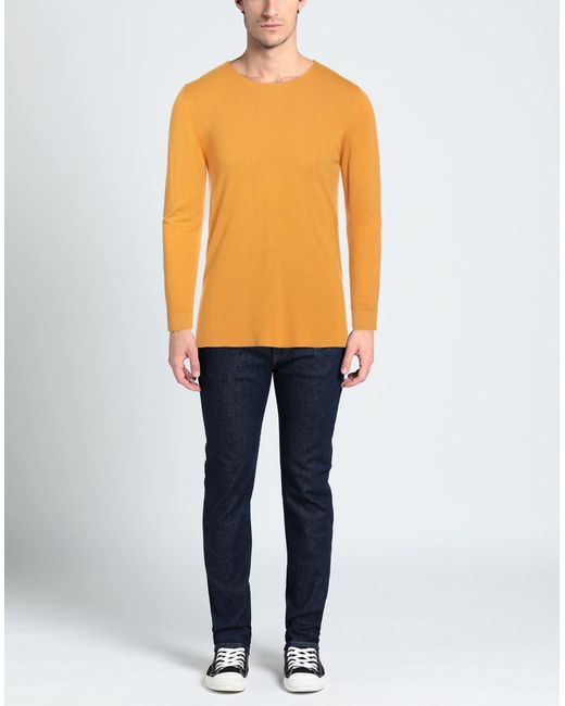 Roberto Collina Orange Sweater for men