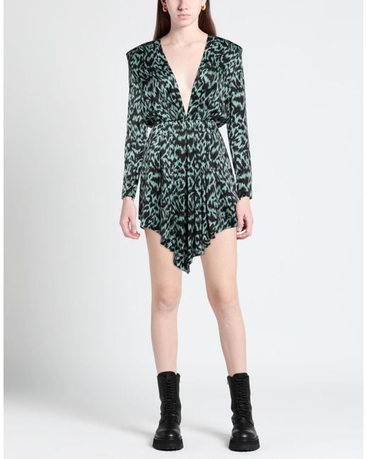 Alexandre Vauthier Green Mini Dress