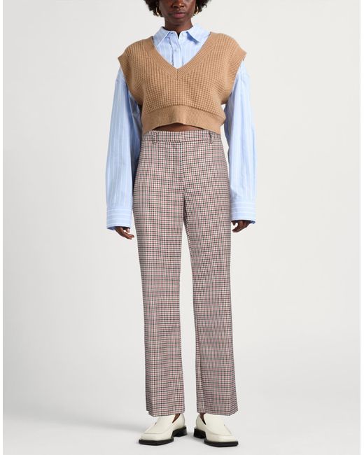 Ottod'Ame Gray Pants Polyester, Viscose, Elastane