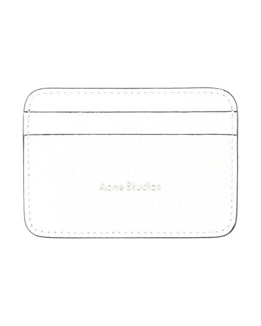 Acne White Cardholder