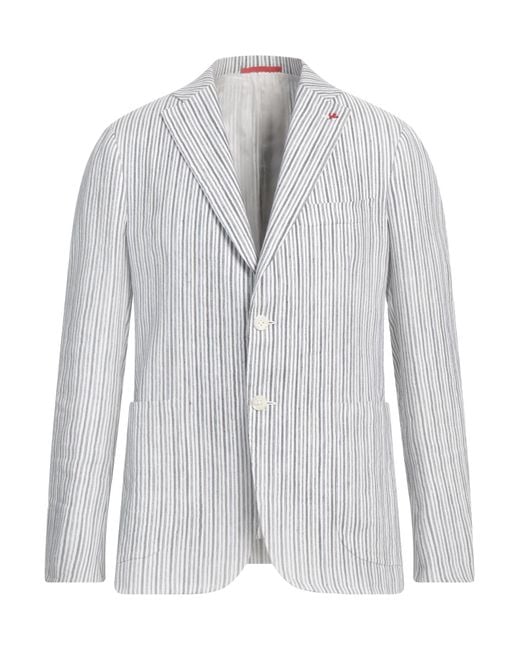 Isaia Gray Blazer for men