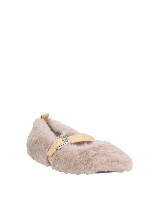 Sergio Rossi Pink Ballet Flats