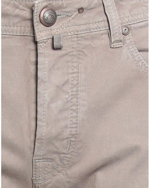 Jacob Cohen Gray Pants Cotton, Elastane for men