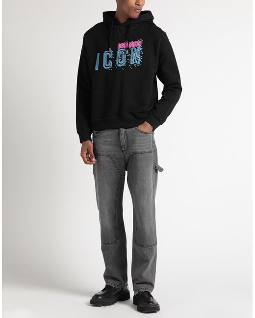 DSquared² Black Sweatshirt for men