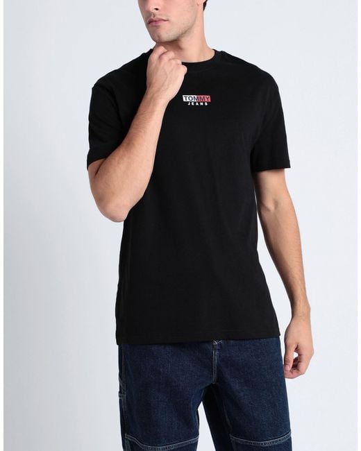 Tommy Hilfiger Black T-shirt for men
