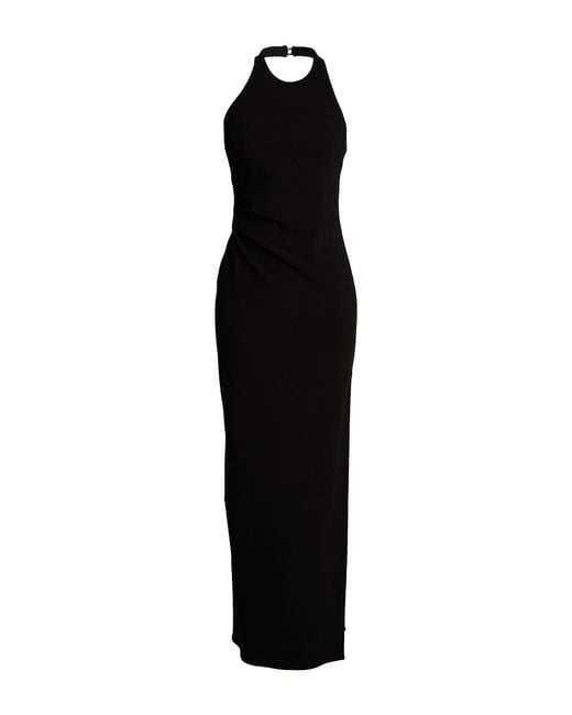 ELEH Black Maxi Dress Polyester, Elastane