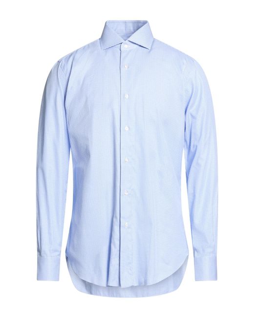 Camisa Buonamassa de hombre de color Blue