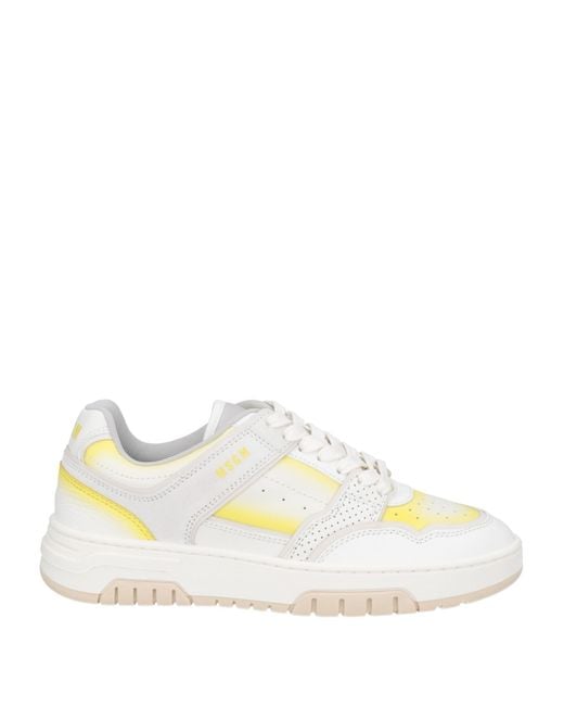 MSGM White Trainers