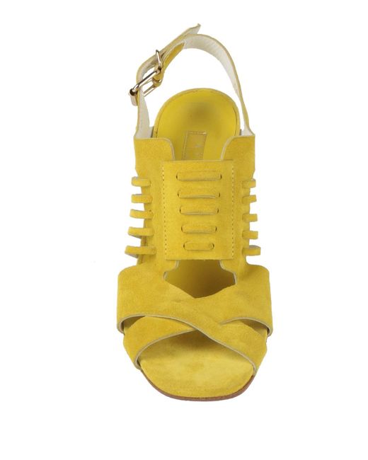 Stephen Venezia Yellow Sandals