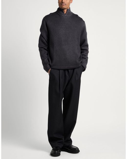 Dondup Blue Turtleneck Wool for men