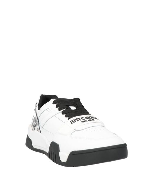 Just Cavalli White Sneakers Leather for men
