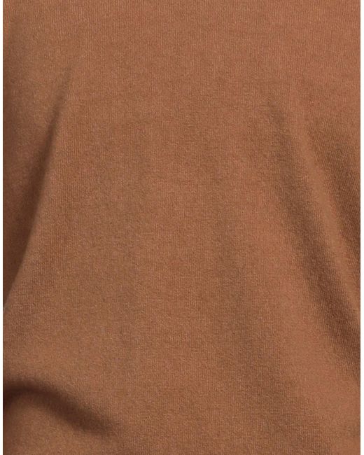 Altea Brown Camel Sweater Virgin Wool for men