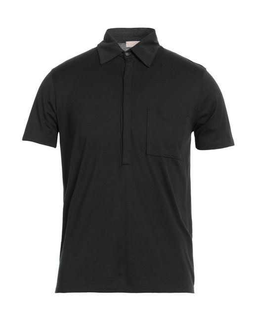 Cruciani Black Polo Shirt for men