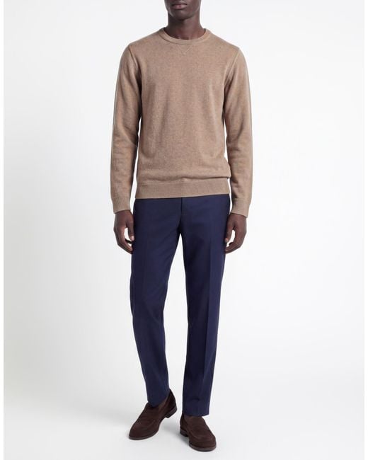 Daniele Fiesoli Natural Sweater Merino Wool, Cashmere for men
