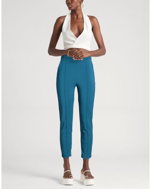 Elisabetta Franchi Blue Pants