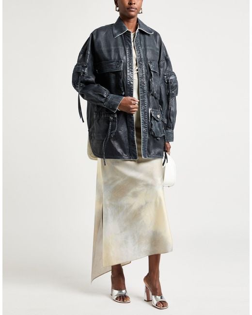 The Attico Gray Midnight Jacket Cotton