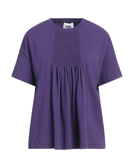 Alpha Studio Purple T-shirt