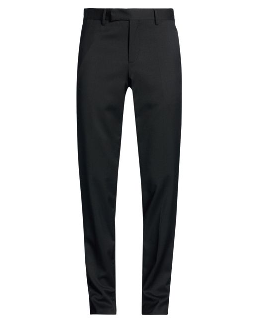 Lardini Black Pants Wool for men