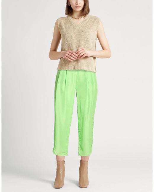 Jucca Green Pants Silk