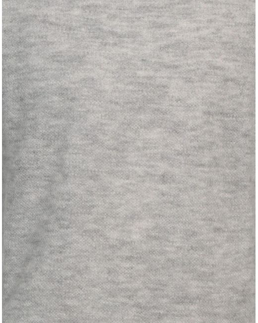 FILIPPO DE LAURENTIIS Gray Light Turtleneck Mohair Wool, Polyamide, Wool for men