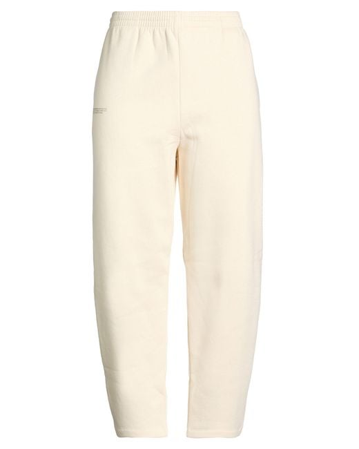 PANGAIA Natural Cream Pants Organic Cotton, Recycled Cotton