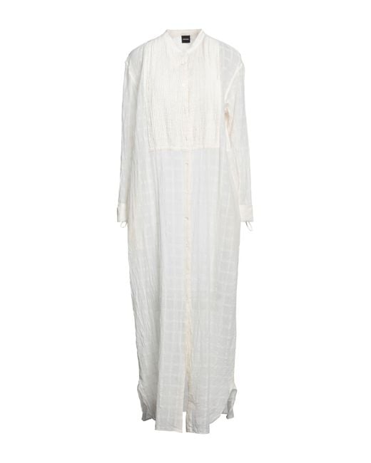 Aspesi White Maxi Dress
