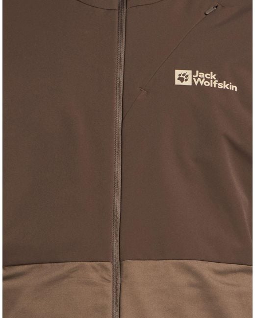 Jack Wolfskin Brown Jacket for men