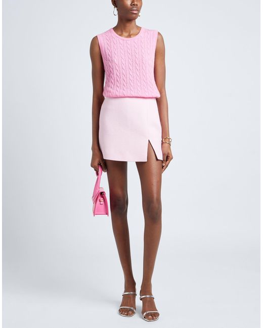 Mach & Mach Pink Mini Skirt