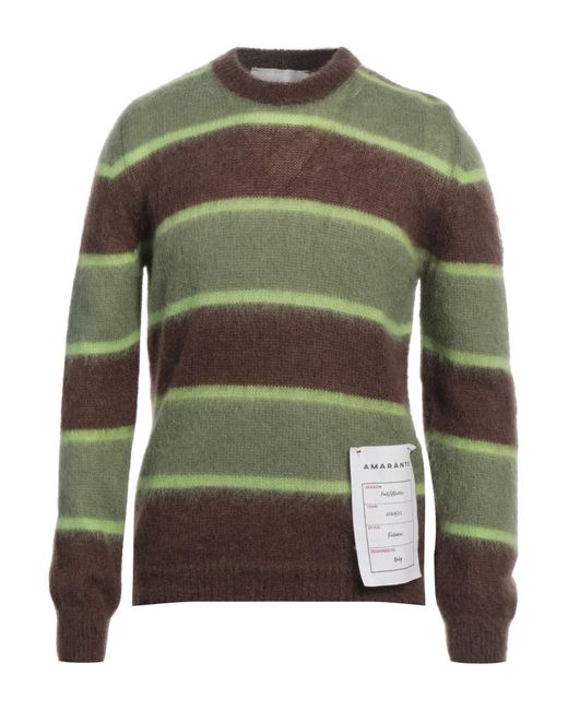 Amaranto Green Jumper for men