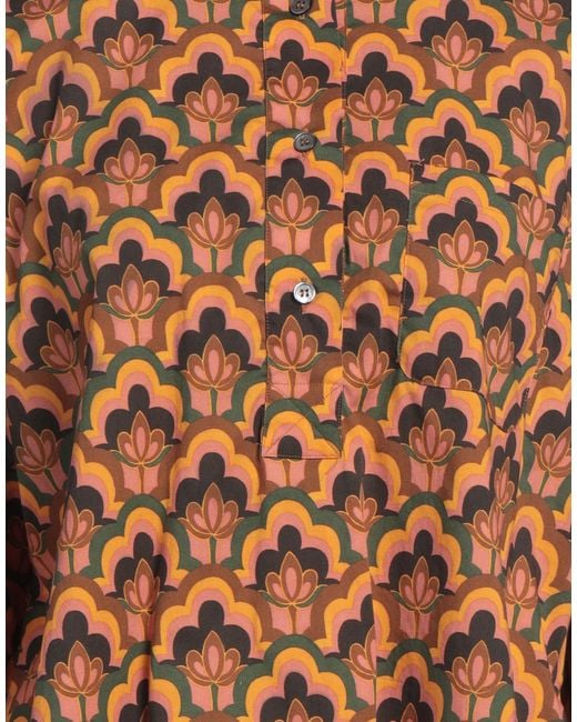 Caliban Brown Marigold Top Cotton, Elastane