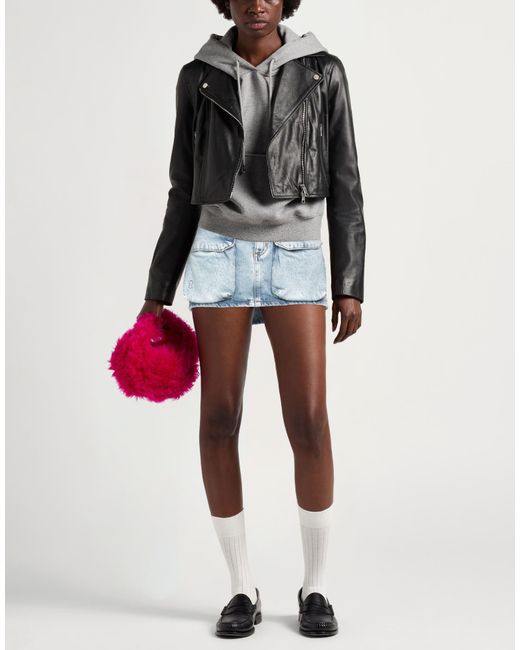 ICON DENIM Blue Denim Skirt Cotton