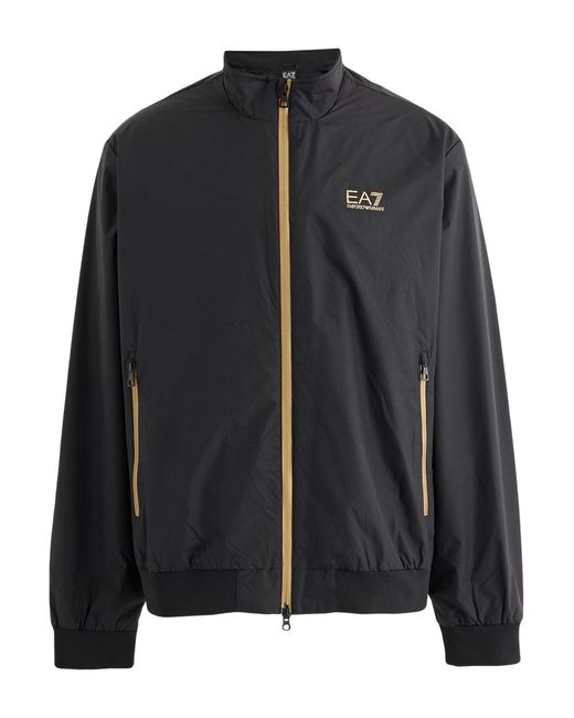 EA7 Black Jacket for men
