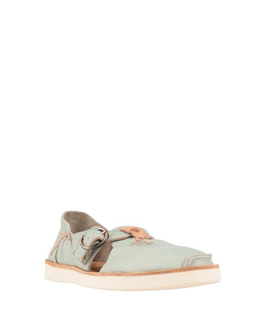 Satorisan White Lace-Up Shoes Leather