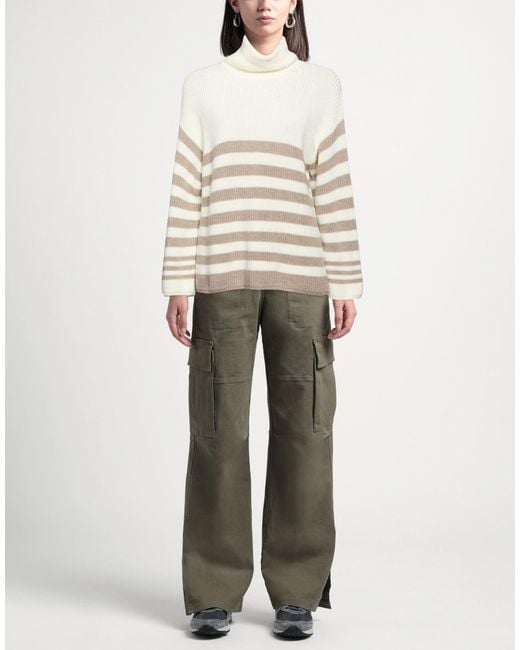Whyci Natural Turtleneck Wool