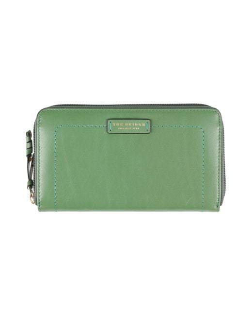 The Bridge Green Wallets