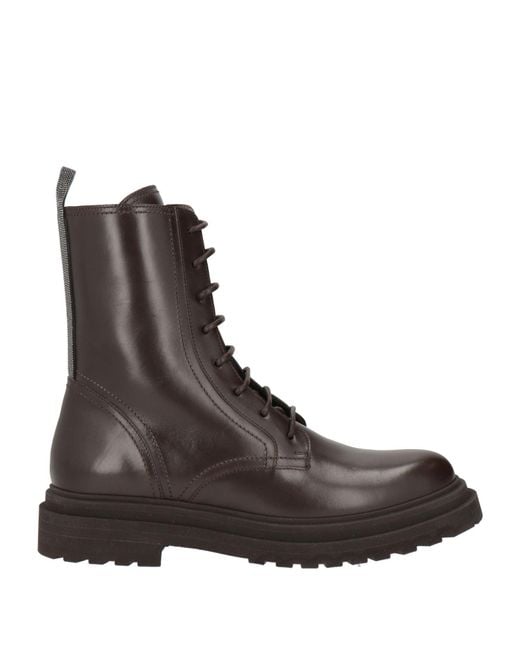 Brunello Cucinelli Brown Stiefelette