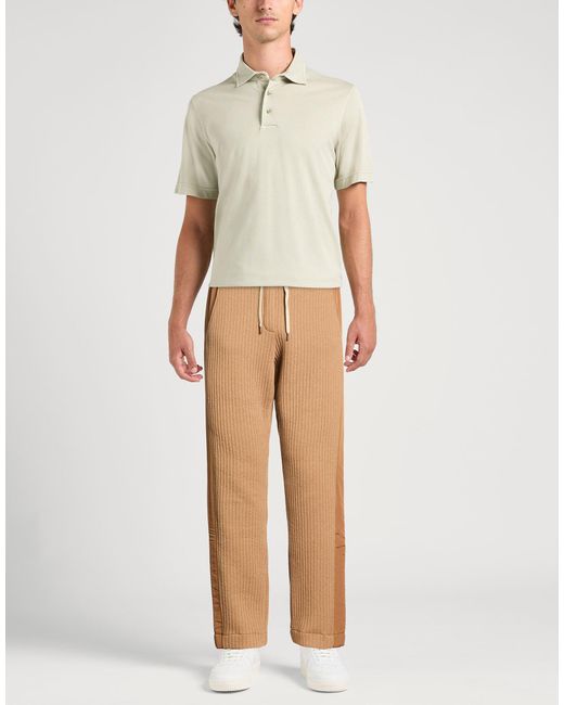 Eleventy Natural Pants Wool, Polyester, Cotton, Polyamide for men