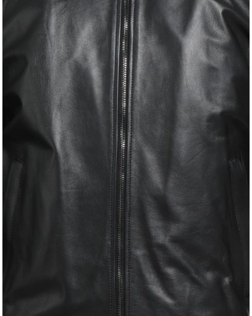 Tagliatore Black Jacket Lambskin for men
