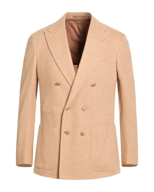 Eleventy Natural Blazer Alpaca Wool, Polyamide for men