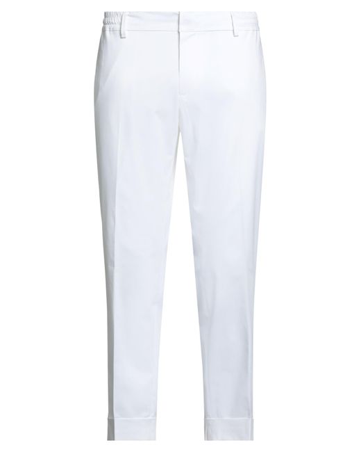 Messagerie White Patrizio Piscaglia Pants Cotton, Elastane for men