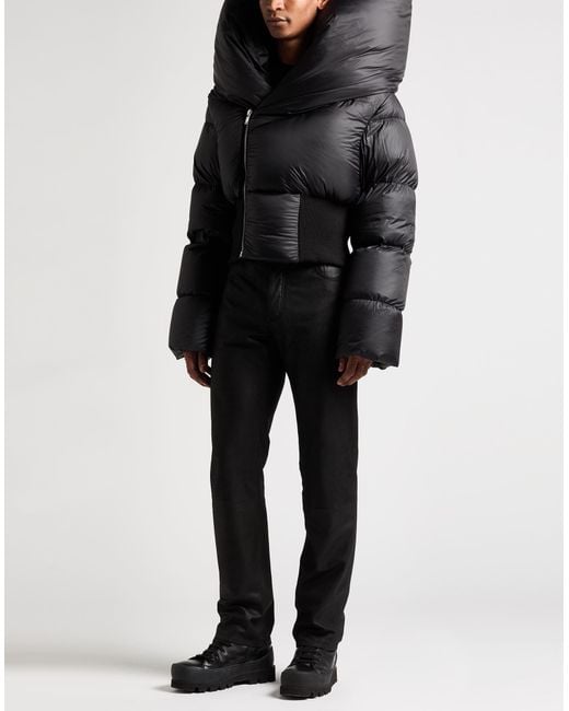 Rick Owens Black Puffer Polyamide for men