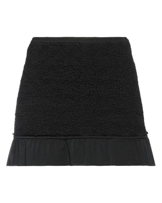 Alexander Wang Black Minirock