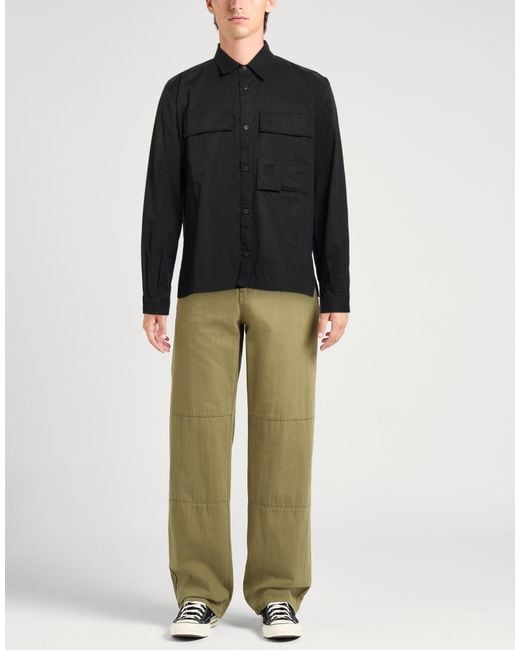 C P Company Black Shirt Cotton for men