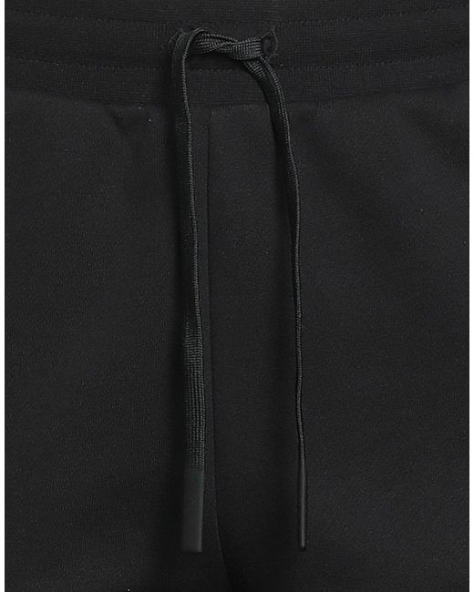 EA7 Black Pants Cotton, Polyester, Elastane for men