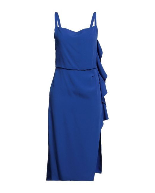 Vestito Midi di Caractere in Blue