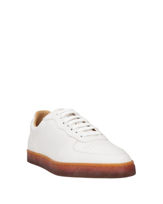 Brunello Cucinelli Sneakers mit Logo-Print in White für Herren