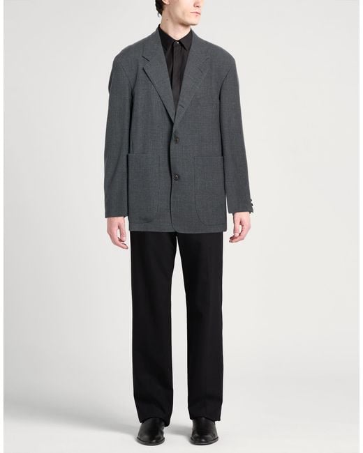 Blazer di Studio Nicholson in Gray da Uomo